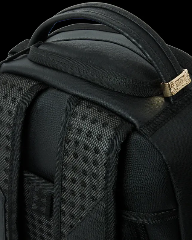 BACKPACKS>SPRAYGROUND SHARK CENTRAL (BLK ON BLK) BACKPACK (DLXV)