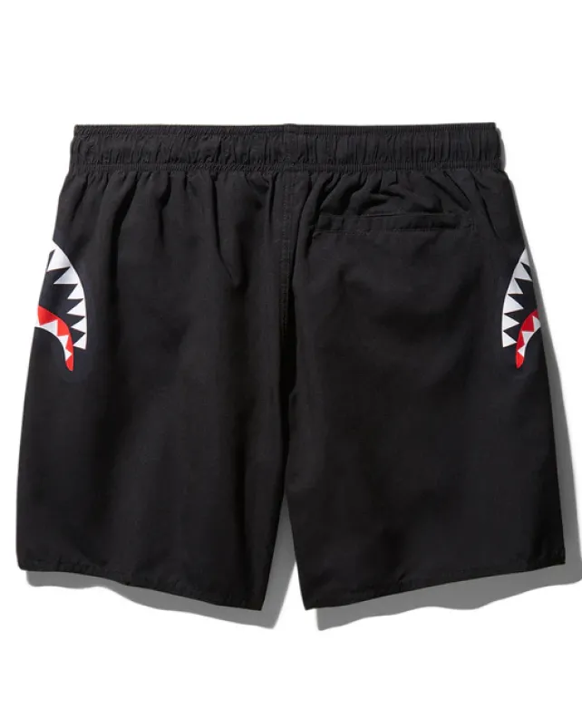 SWIMWEAR>SPRAYGROUND SHARK CENTRAL MIDNIGHT SWIM TRUNKS