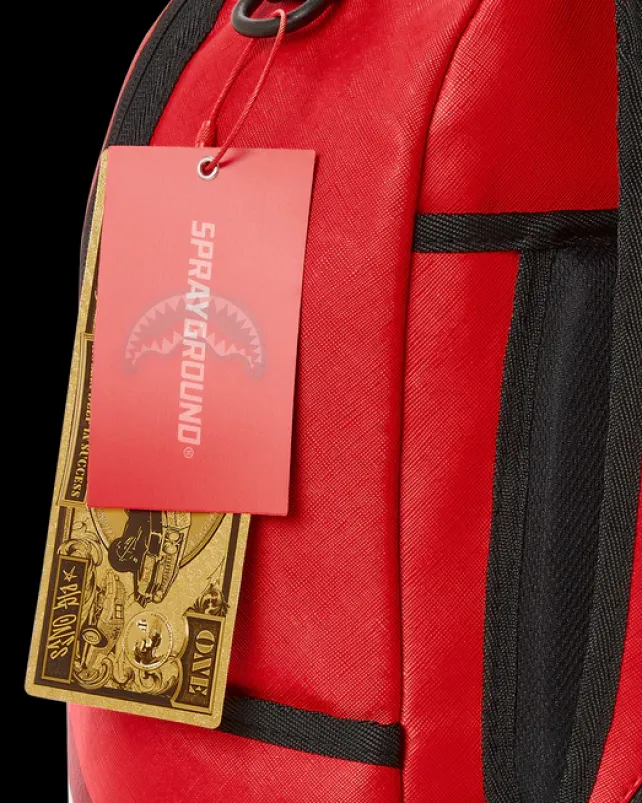 BACKPACKS>SPRAYGROUND SHARK CENTRAL (RED) (DLXV)