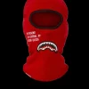 SKI MASKS|COLD WEATHER GEAR>SPRAYGROUND SHARK CENTRAL SKI MASK (RED)
