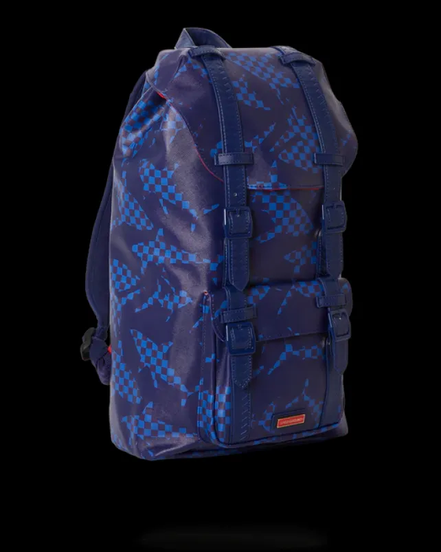 HILLS|BACKPACKS>SPRAYGROUND SHARK CHECK (BLUE) HILLS BACKPACK