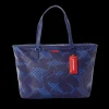 TOTES>SPRAYGROUND SHARK CHECK (BLUE) TOTE