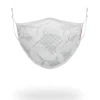 FACE MASKS>SPRAYGROUND SHARK CHECK (WHITE) FACE MASK
