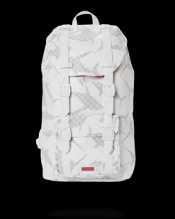 HILLS|BACKPACKS>SPRAYGROUND SHARK CHECK (WHITE) HILLS BACKPACK