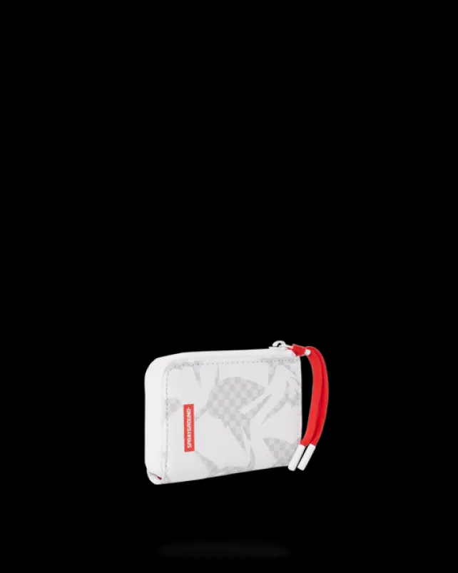 WALLETS>SPRAYGROUND SHARK CHECK (WHITE) WALLET