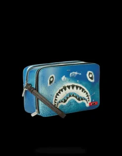 TOILETRIES AKA MONEY BAGS>SPRAYGROUND SHARK ISLAND TOILETRY AKA MONEY BAG