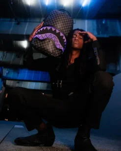BACKPACKS>SPRAYGROUND SHARK OPTICS - THE LIGHT SHOW BACKPACK