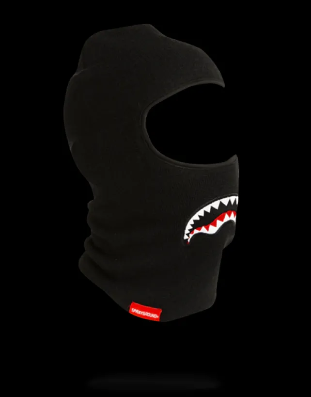 SKI MASKS>SPRAYGROUND SHARK SKI MASK (BLACK)