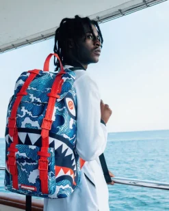 HILLS|BACKPACKS>SPRAYGROUND SHARK WAVE HILLS BACKPACK