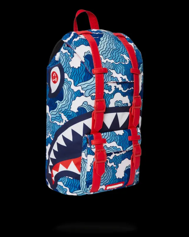 HILLS|BACKPACKS>SPRAYGROUND SHARK WAVE HILLS BACKPACK