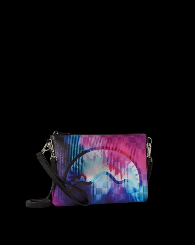 CROSSOVER CLUTCHES>SPRAYGROUND SHARKCLUB ELECTRONICA CROSSOVER CLUTCH