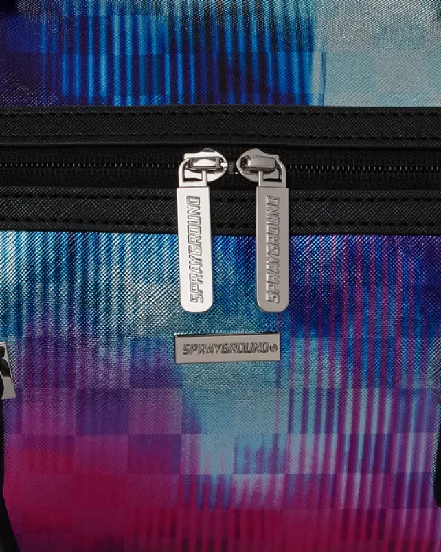 DUFFLES>SPRAYGROUND SHARKCLUB ELECTRONICA MINI DUFFLE
