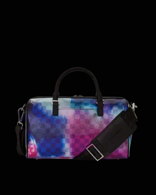 DUFFLES>SPRAYGROUND SHARKCLUB ELECTRONICA MINI DUFFLE
