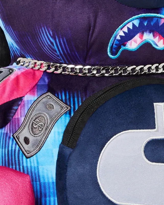 TEDDY BEAR BACKPACKS|BACKPACKS>SPRAYGROUND SHARKCLUB ELECTRONICA MONEYBEAR TEDDYBEAR BACKPACK