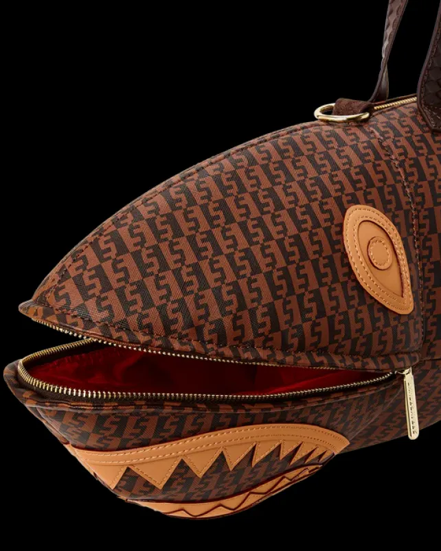 DUFFLES>SPRAYGROUND SHARKFINITY SHARK SHAPE DUFFLE
