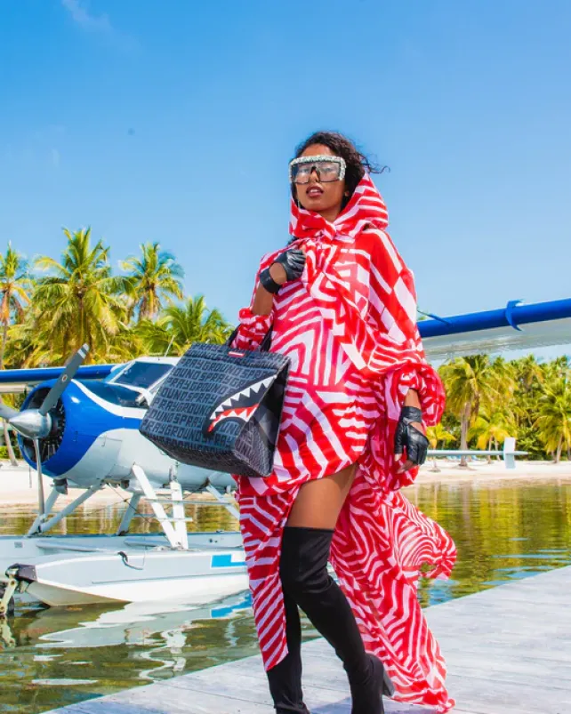 TOTES|HANDBAGS>SPRAYGROUND SHARKFINITY STEALTH PILOT TORTUGA TOTE