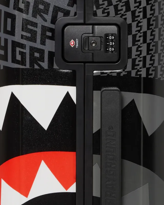 CARRY-ON LUGGAGE>SPRAYGROUND SHARKFINITY STEALTH PILOT SHARKNAUTICS HARDSHELL CARRY-ON LUGGAGE