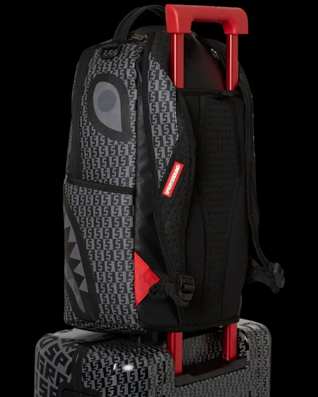 CARRY-ON LUGGAGE>SPRAYGROUND SHARKFINITY STEALTH PILOT SHARKNAUTICS HARDSHELL CARRY-ON LUGGAGE