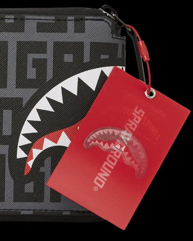 TOTES|HANDBAGS>SPRAYGROUND SHARKFINITY STEALTH PILOT PACKABLE TOTE