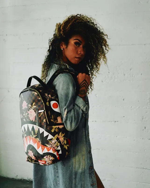 BACKPACKS>SPRAYGROUND SHARKFLOWER DLX BACKPACK