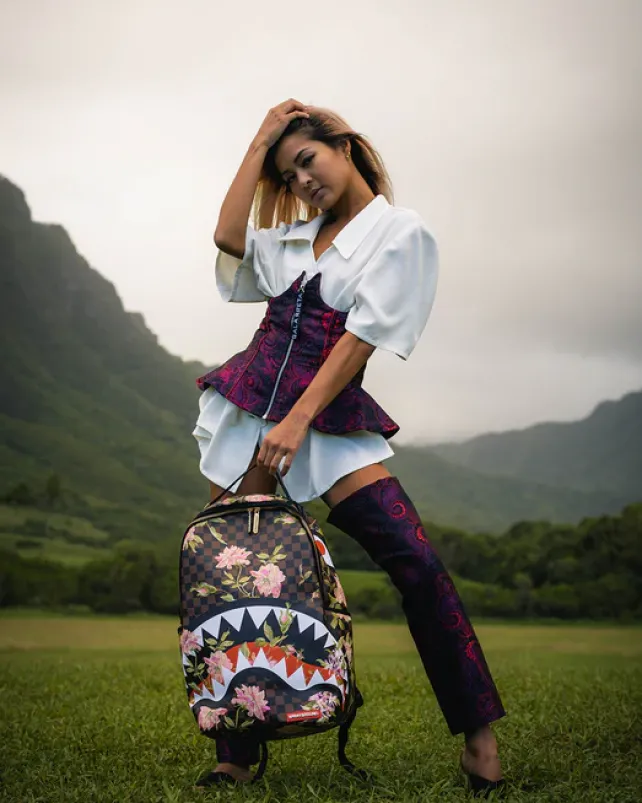 BACKPACKS>SPRAYGROUND SHARKFLOWER DLX BACKPACK