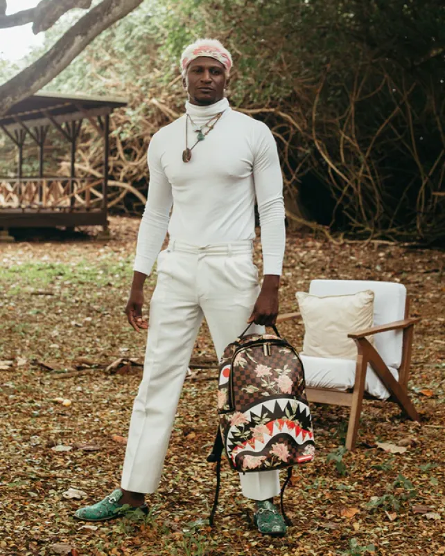 BACKPACKS>SPRAYGROUND SHARKFLOWER DLX BACKPACK