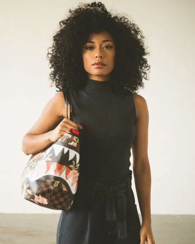 TOTES>SPRAYGROUND SHARKFLOWER TOTE