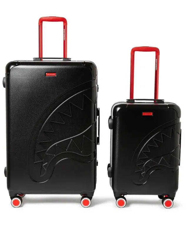 LUGGAGE SETS|FULL-SIZE LUGGAGE>SPRAYGROUND SHARKITECTURE MOLDED 2 PC LUGGAGE SET