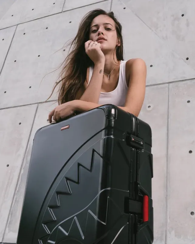 LUGGAGE SETS|FULL-SIZE LUGGAGE>SPRAYGROUND SHARKITECTURE MOLDED 2 PC LUGGAGE SET