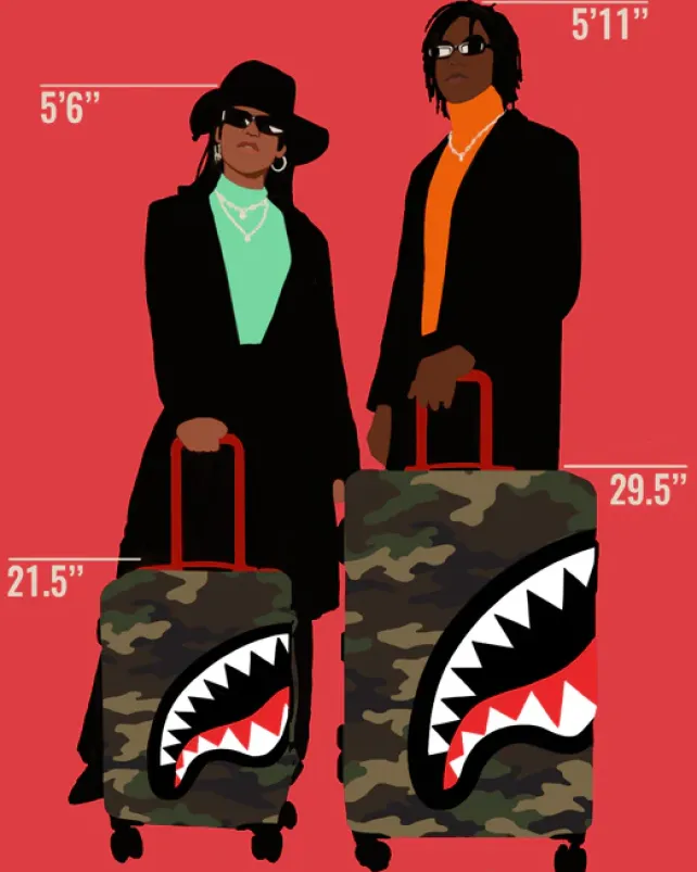 CARRY-ON LUGGAGE>SPRAYGROUND SHARKNAUTICS (CAMO) 21.5u201d CARRY-ON LUGGAGE