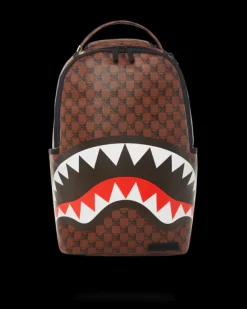 BACKPACKS>SPRAYGROUND SHARKS AND SKULLS BACKPACK (DLXV)