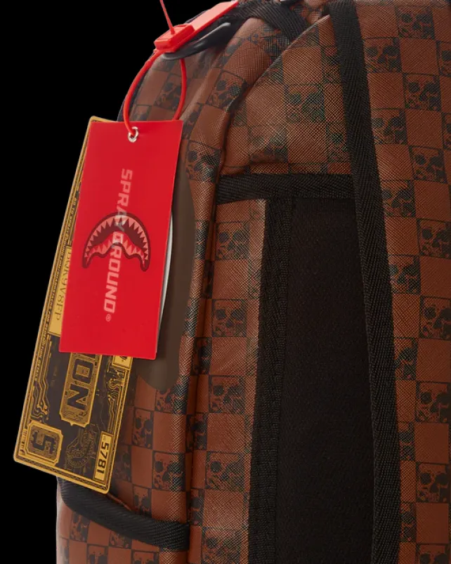 BACKPACKS>SPRAYGROUND SHARKS AND SKULLS BACKPACK (DLXV)