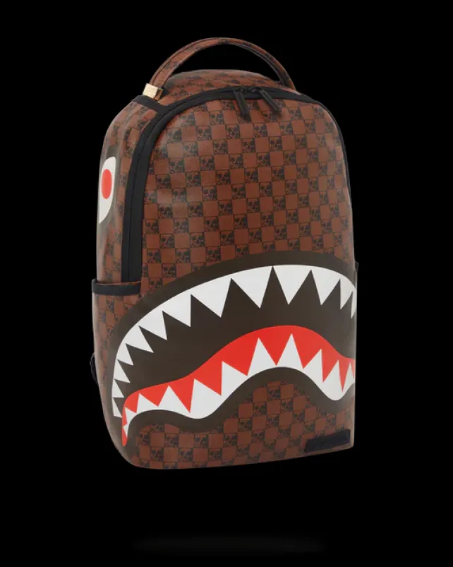 BACKPACKS>SPRAYGROUND SHARKS AND SKULLS BACKPACK (DLXV)