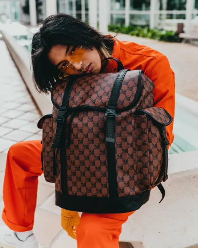 MONTE CARLO|BACKPACKS>SPRAYGROUND SHARKS AND SKULLS MONTE CARLO