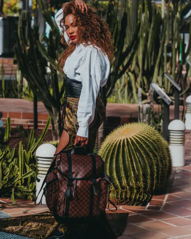 MONTE CARLO|BACKPACKS>SPRAYGROUND SHARKS AND SKULLS MONTE CARLO