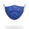 FACE MASKS>SPRAYGROUND SHARKS IN PARIS (BLUE) FORM-FITTING MASK