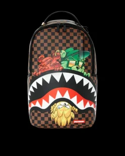 BACKPACKS>SPRAYGROUND SHARKS IN PARIS CHARACTERS SNEAKIN BACKPACK (DLXV)