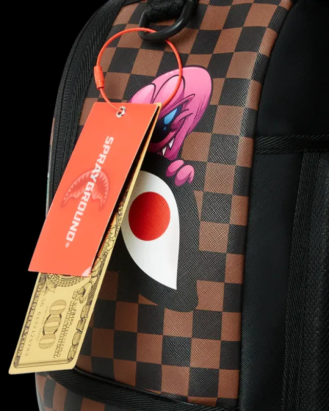 BACKPACKS>SPRAYGROUND SHARKS IN PARIS CHARACTERS SNEAKIN BACKPACK (DLXV)