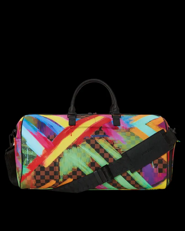 DUFFLES>SPRAYGROUND SHARKS IN PARIS CITY STREAKS DUFFLE