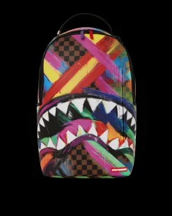 BACKPACKS>SPRAYGROUND SHARKS IN PARIS CITY STREAKS BACKPACK (DLXV)