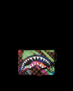 CROSSOVER CLUTCHES>SPRAYGROUND SHARKS IN PARIS CITY STREAKS CROSSOVER CLUTCH