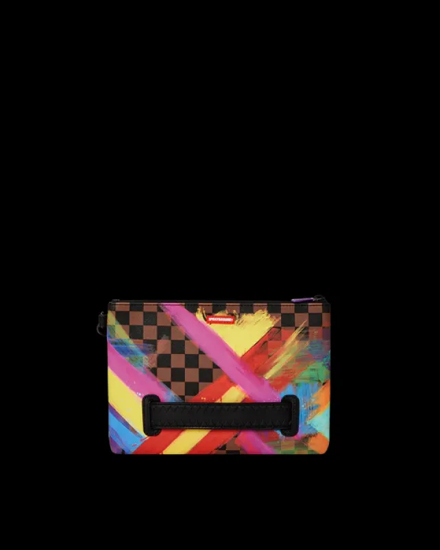 CROSSOVER CLUTCHES>SPRAYGROUND SHARKS IN PARIS CITY STREAKS CROSSOVER CLUTCH