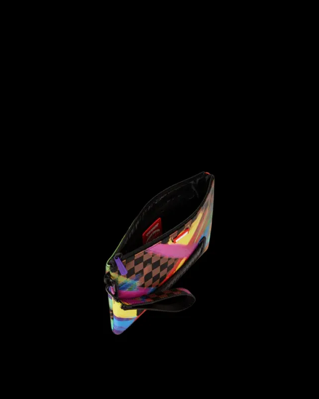 CROSSOVER CLUTCHES>SPRAYGROUND SHARKS IN PARIS CITY STREAKS CROSSOVER CLUTCH
