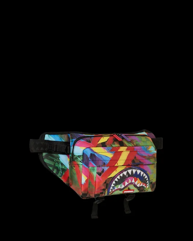 CROSSBODYS>SPRAYGROUND SHARKS IN PARIS CITY STREAKS CARGO CROSSBODY