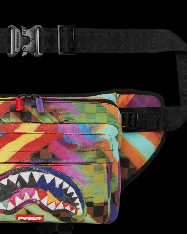 CROSSBODYS>SPRAYGROUND SHARKS IN PARIS CITY STREAKS CARGO CROSSBODY