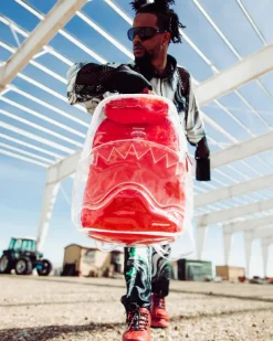 BACKPACKS>SPRAYGROUND SHARKS IN PARIS CLARITY BACKPACK