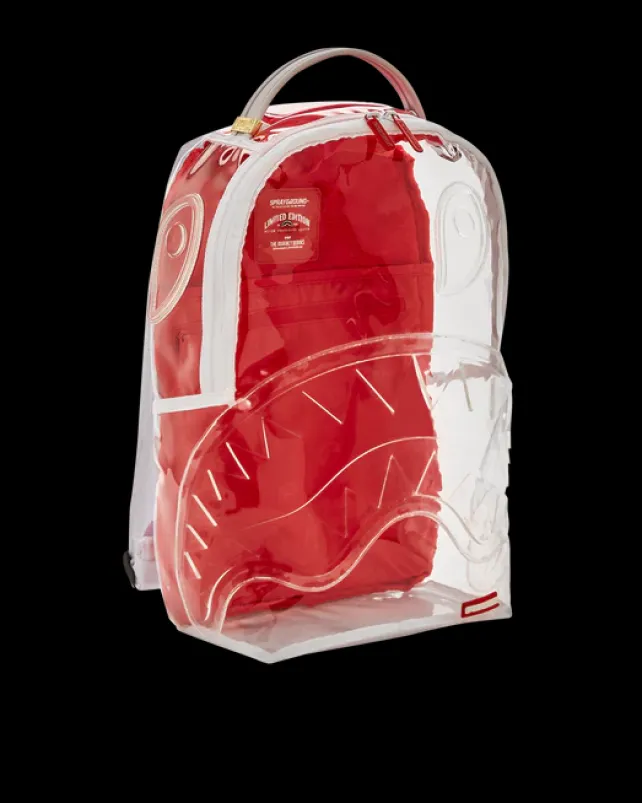 BACKPACKS>SPRAYGROUND SHARKS IN PARIS CLARITY BACKPACK