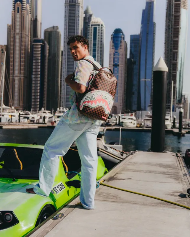 BACKPACKS>SPRAYGROUND SHARKS IN PARIS COASTAL BACKPACK (DLXV)