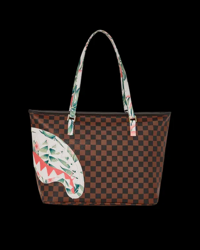 TOTES|HANDBAGS>SPRAYGROUND SHARKS IN PARIS COASTAL TOTE