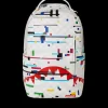 BACKPACKS>SPRAYGROUND SHARKS IN PARIS GLITCH RIDER BACKPACK (DLXV)